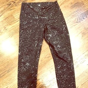 Lululemon Wunder Under Galaxy Crop size 8